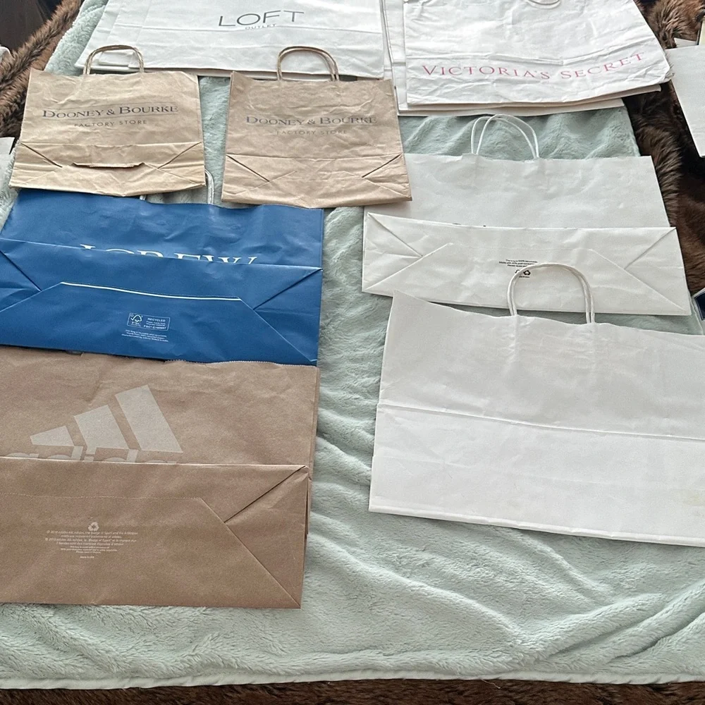 12 Assorted Empty Gift Wrap Bags